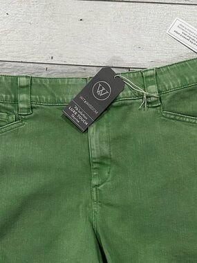 Wit & Wisdom Olive Green Denim Shorts with Tag